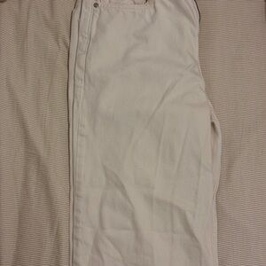 Cream jeans